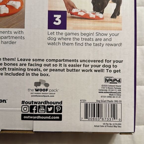 Outward hound Dog Smart Hide, Seek & Treat! skill level 1 puzzle - Picture 13 of 13